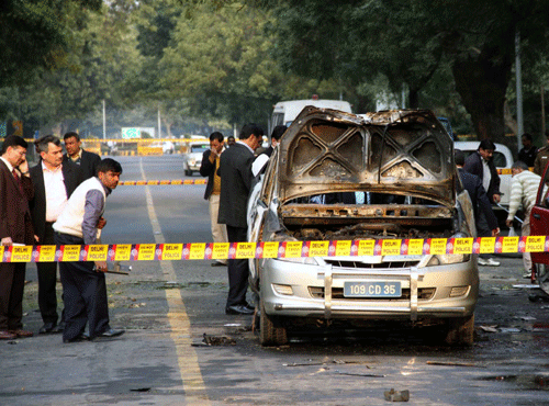 Blast in Israeli Embassy car in Delhi