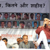 Former Law Minister Prashant Bhushan on the dias