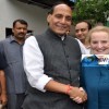 BJP President Rajnath Singh meets Former US Secretary of State Medeleine Albright