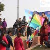 Gujarat tourism organized a kite festival in Delhi