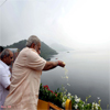 PM Narendra Modi at the Sardar Sarovar Dam