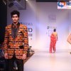 Models on ramp displaying Akanksha and Dhruv Arora design at India Runway Week 2013