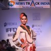 Model showcasing Rajdeep Ranawat show at India Runway Week 2013